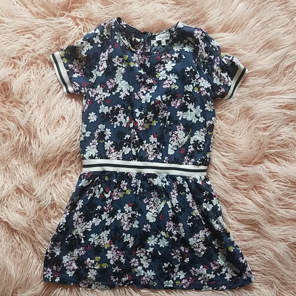 Splendid Girls Dress Blue Floral 6X